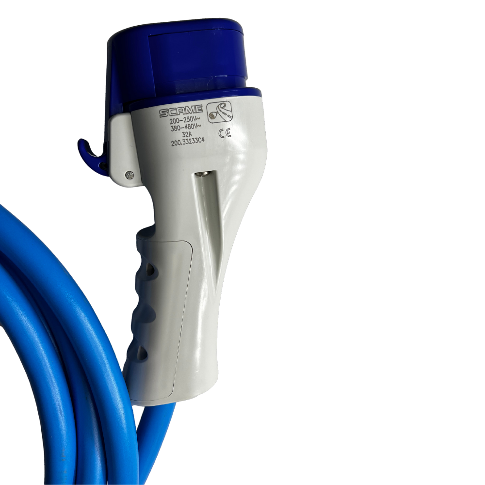 Type 2 til Type 3 | 3 Fas | 32A | 22kW Ladekabel